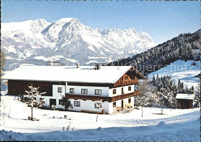 Soell Tirol Jugendheim Unterobhaus Alpenpanorama im Winter