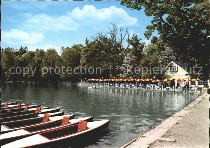 Baden Wien Doblhoffpark Restaurant am See Boot