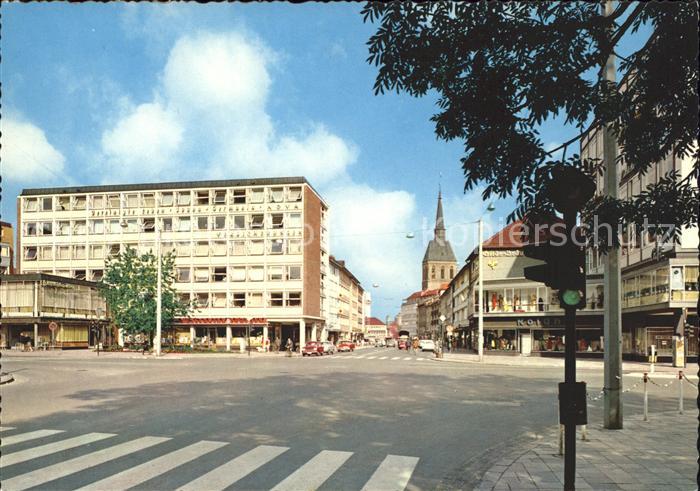 HILDESHEIM CITY Blick vom Hindenburgplatz in die Schuhstrasse