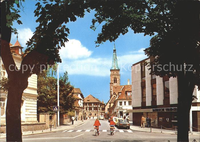 Schwabach Rathausgasse Kirche