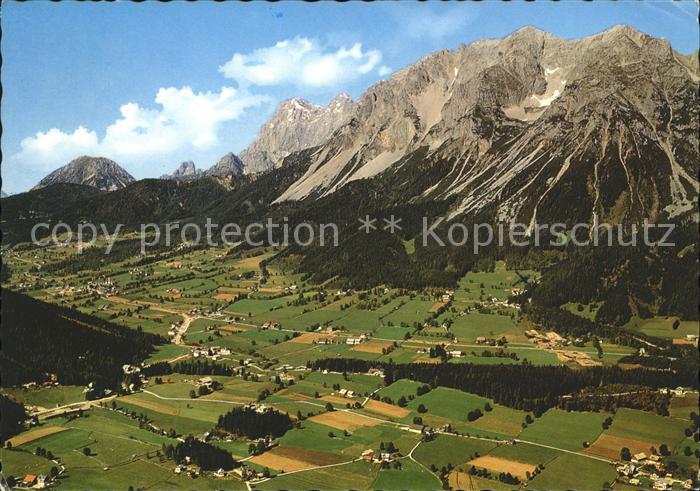 Ramsau Dachstein Steiermark Fliegeraufnahme Dachsteingebirge