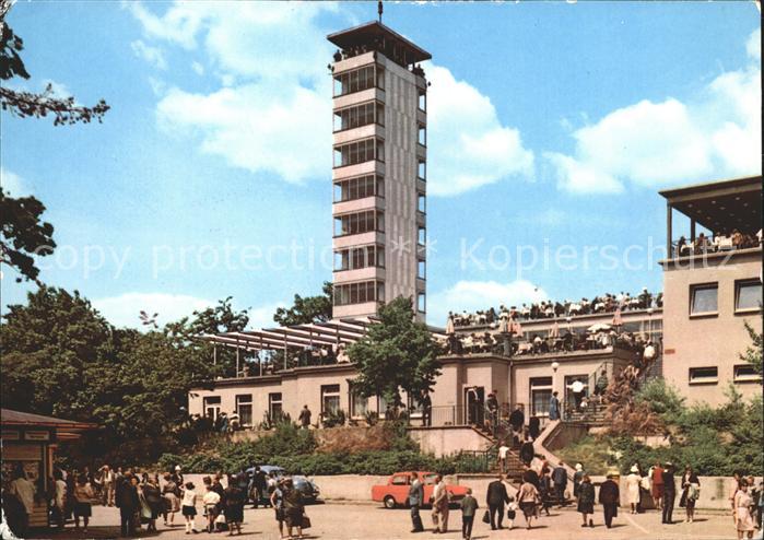 BERLIN CITY Mueggelturm Aussichtsturm Hauptstadt der DDR