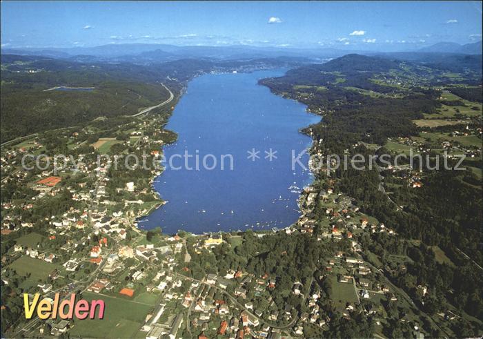 Velden Woerthersee Fliegeraufnahme