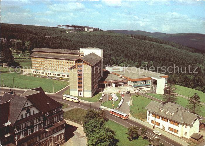 Oberhof Thueringen FDGB Erholungsheim Fritz Weineck Fliegeraufnahme