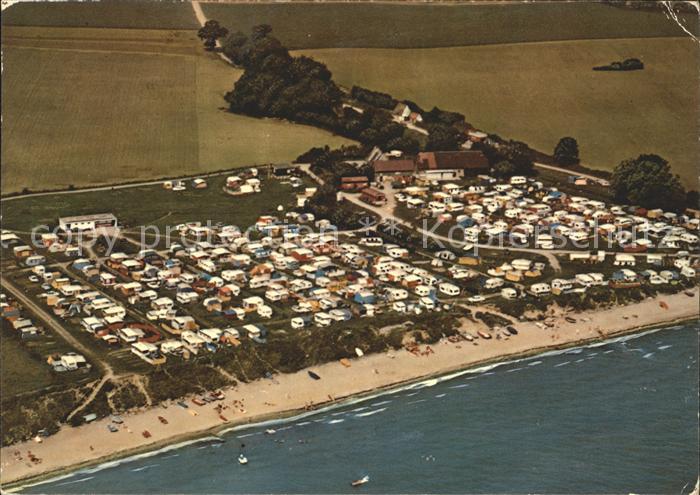 Waabs Campingplatz Hoekholz Ostsee Fliegeraufnahme