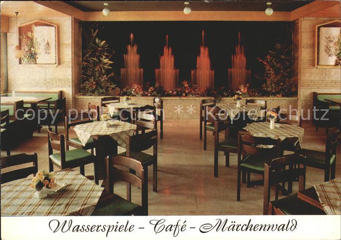 Sambachshof Wasserspiele Cafe Hassberg Maerchenwald