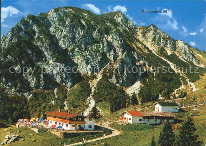 Schleching Wuhrsteinalm Geigelstein Bayerische Alpen mit Breitenstein