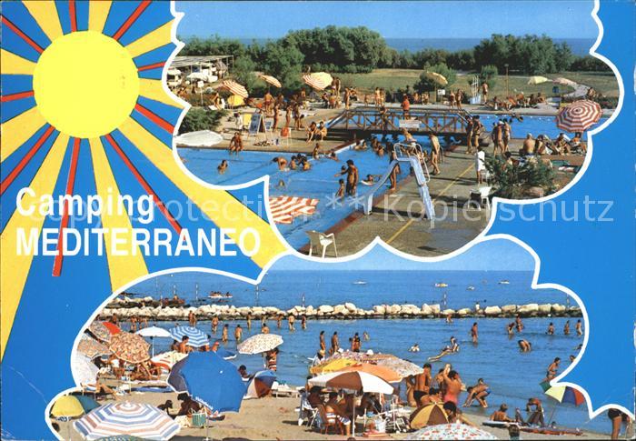 Treporti Cavallino Camping Mediterraneo Schwimmbad Strand