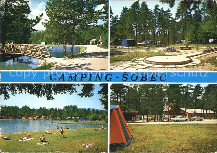 Sobec Camping Minigolf Strand Ferienhaus Bruecke