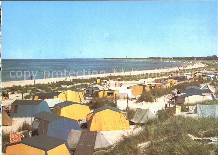 Prerow Ostseebad Zeltplatz Strand