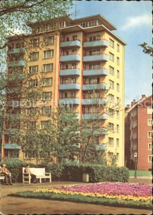 Karl-Marx-Stadt CHEMNITZ Hochhaus am Schlossteich