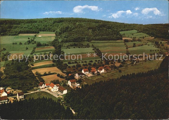 Wildensee Unterfranken Gasthaus Pension Waldfrieden Spessart Fliegeraufnahme