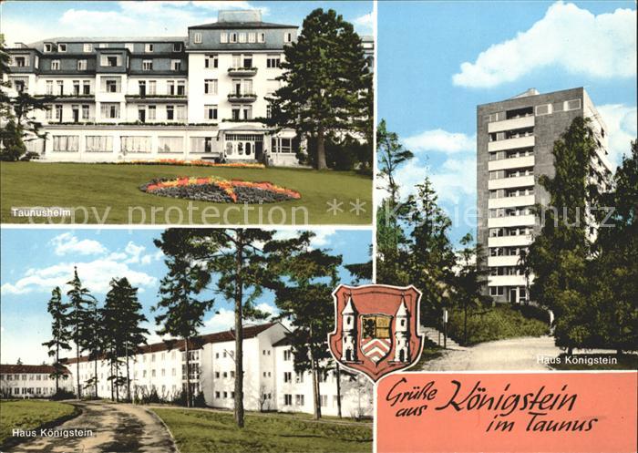 Koenigstein Taunus Taunusheim Haus Koenigstein Heilklimatischer Luftkurort Wappe