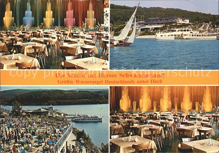 Heimbach Eifel Gaststaette Hotel Seehof Rursee Rurtalsperre Schwammenauel Naturp