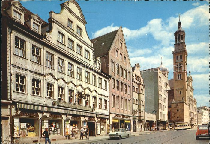 Augsburg Karolinenstrasse mit Perlach