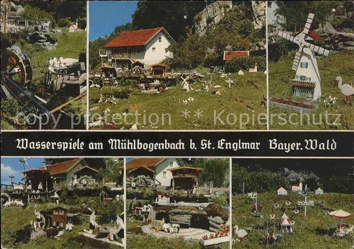 St Englmar Wasserspiele am Muehlenbogenbach Teilansichten