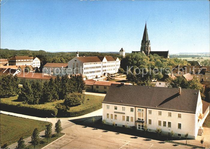 St Ottilien Freiburg Erzabtei Klosteranlage mit Herz Jesu Kirche Gymnasium und E