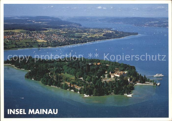 Insel Mainau Fliegeraufnahme