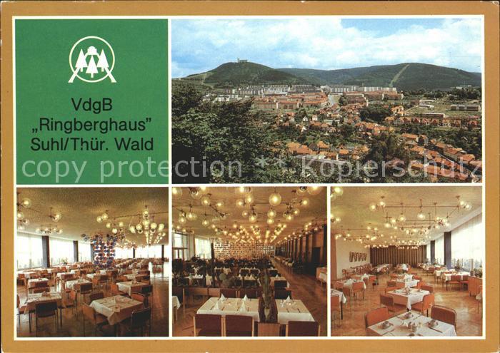 Suhl Thueringer Wald Panorama Ringerberghaus VdgB Speisesaal