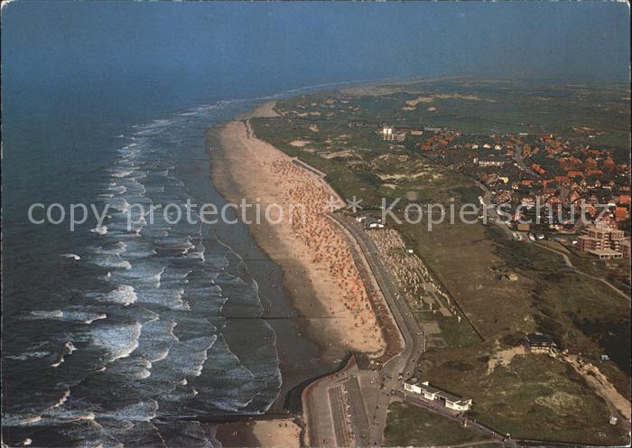 Norderney Nordseebad Nordstrand mit Wetterwarte Fliegeraufnahme