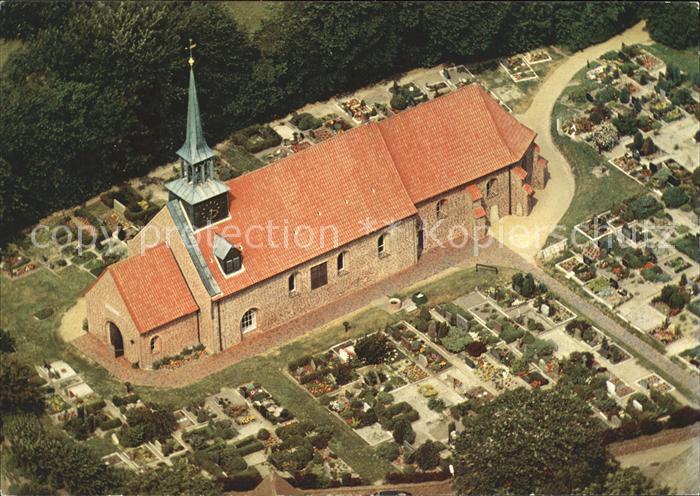 St Peter-Ording St. Petri-Kirche Fliegeraufnahme