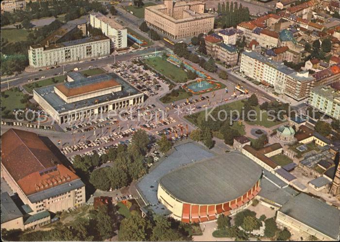 Karlsruhe Festhallenplatz Fliegeraufnahme