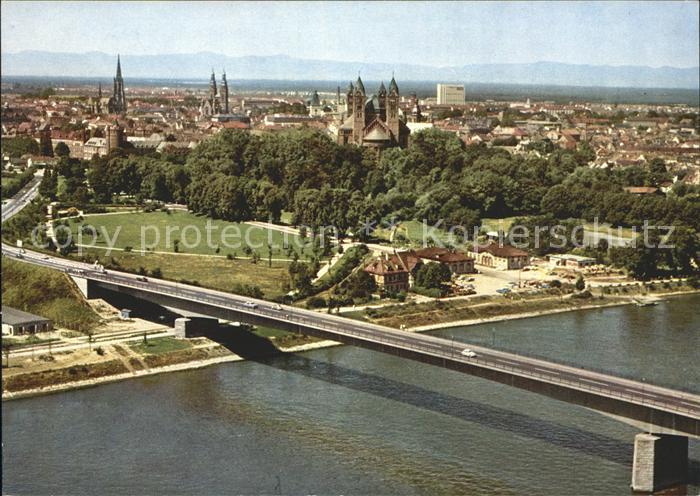 Speyer Rhein Fliegeraufnahme
