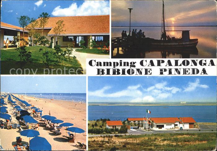 Bibione Camping Capalonga Bibione Pineda Strand Fischerboot