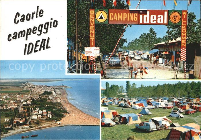 Caorle Venezia Camping Ideal Eingang Zeltplatz Strandpartie