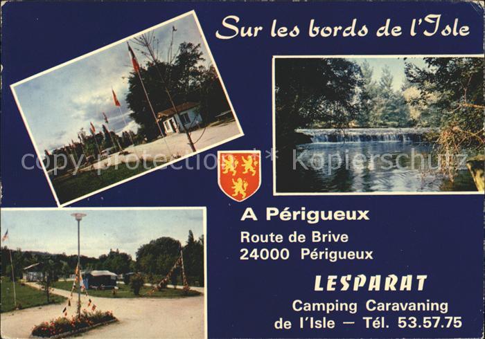 Perigueux Lesparat Camping Caravaning Sur les bords de L Isle
