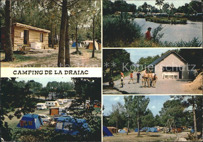 Muzillac Camping de la Draiac Blockhaus See Zeltplatz