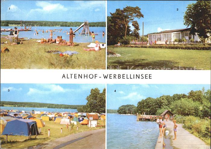 Werbellinsee-Altenhof Badestrand Suesser Winkel FDGB Erholungsheim Strandpavillo