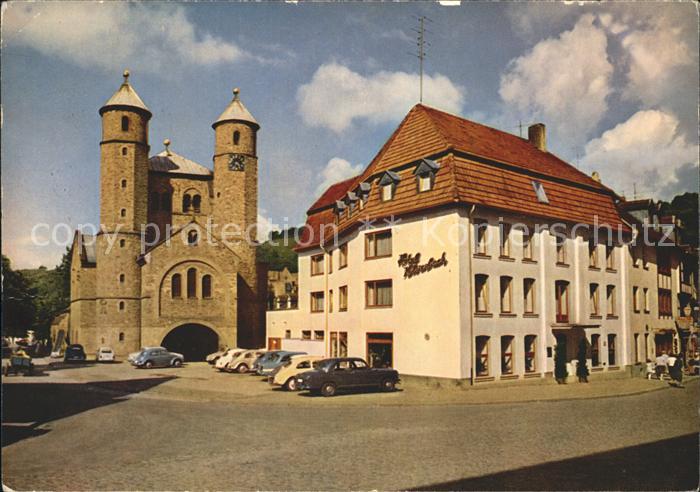 Muenstereifel Bad Kneippheilbad Marktplatz Stiftskirche Hotel Kolvenbach