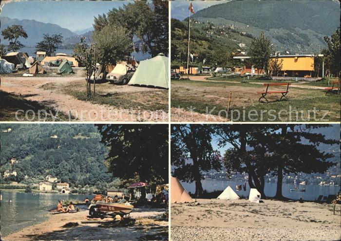 Lago Maggiore Camping Lido Mappo Tenero Teilansichten