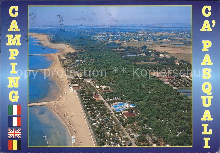 Treporti Cavallino Camping Ca Pasquali Fliegeraufnahme