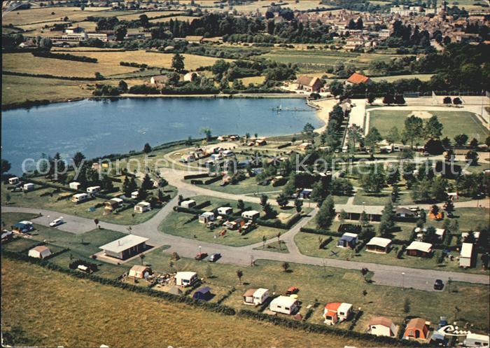 Arnay-le-Duc Le camping municipal de Fouche Vue aerienne