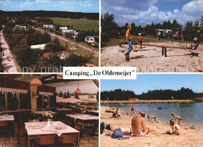 Hardenberg Niederlande Camping De Oldemeijer Panorama Spielplatz Strandpartie Re