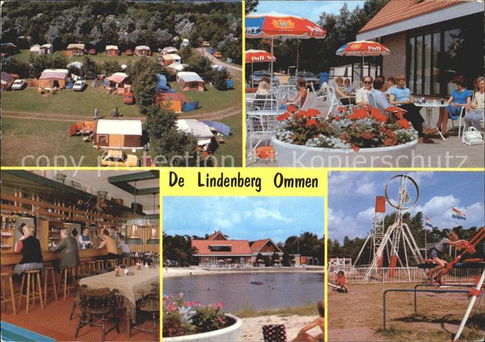 Ommen Overijssel Restaurant Uitspanning De Lindenberg Zeltplatz Terrasse Schwimm