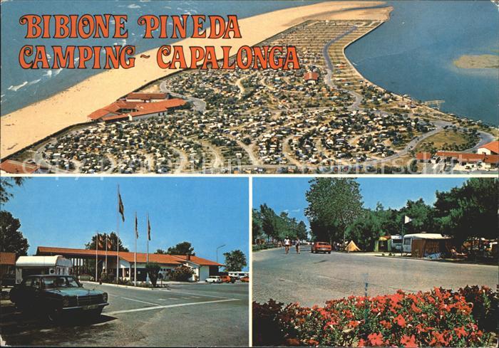 Bibione Fliegeraufnahme Camping Capalonga Teilansichten