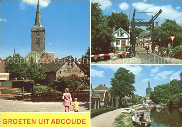 Abcoude Kirche Zugbruecke Kanalpartie