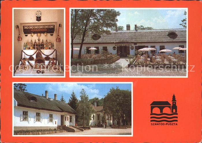 Szantodpuszta Restaurant Menes Csarda Verkaufsauslage Terrasse