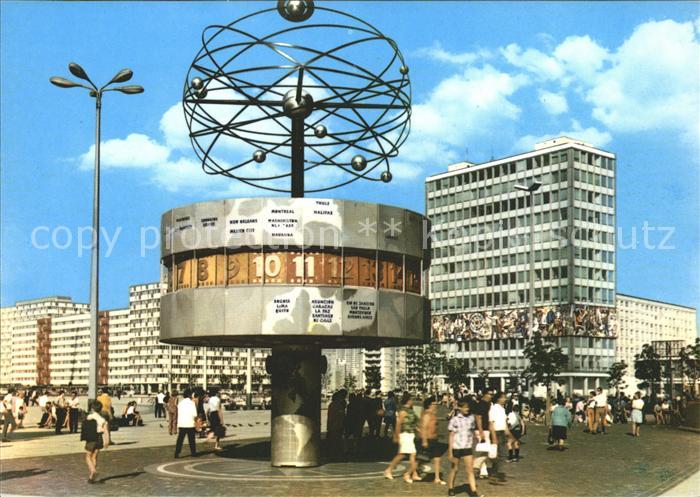 BERLIN  CITY Uranias?ule mit Weltzeituhr