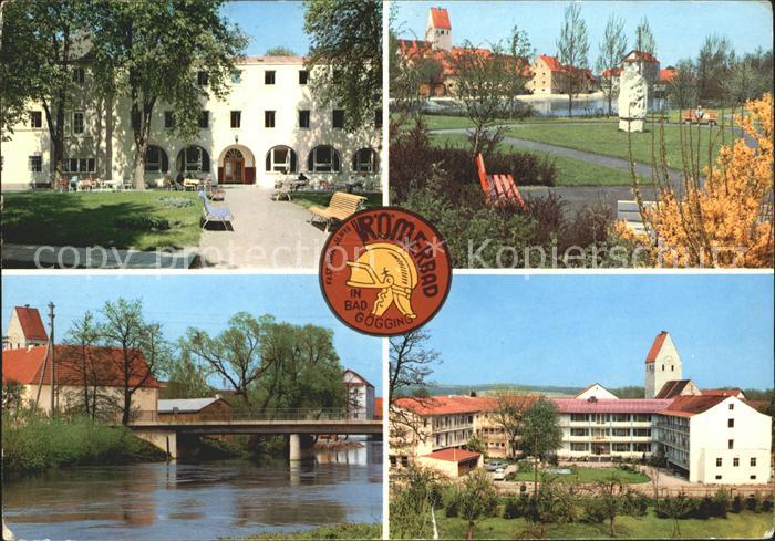 Bad Goegging Roemerbad Kurhaus Park Bruecke