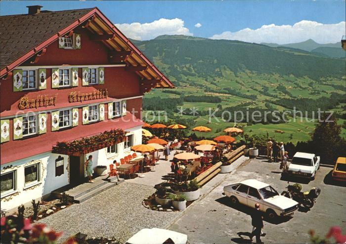 Sulzberg Vorarlberg Cafe Restaurant Alpenblick Terrasse