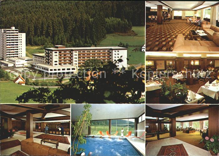 Baiersbronn Schwarzwald Schwarzwald Sanatorium Obertal Hotelhalle Speisesaal Hal