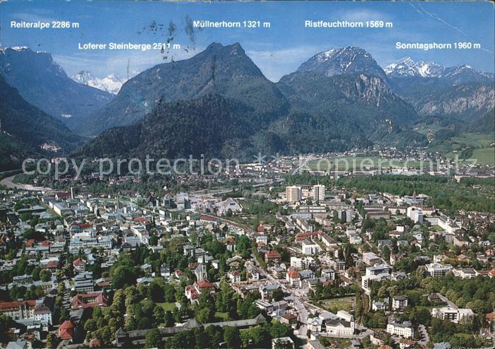 Bad Reichenhall mit Bayer Alpen Fliegeraufnahme