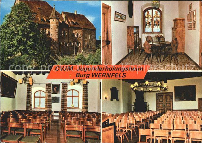 Wernfels DVJM Jugenderholungsheim Burg Wernfels Zimmer Saal