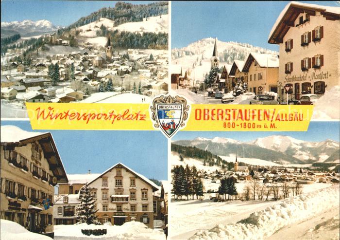 Oberstaufen Oberallgaeu Bayern Totalansicht Ortsansichten