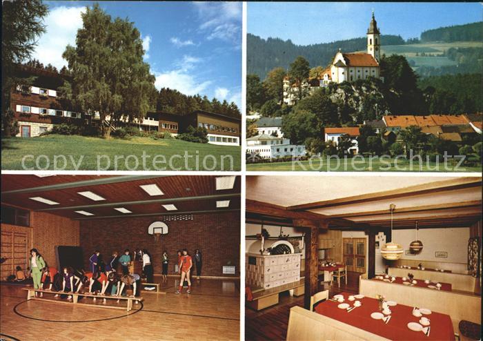 Weiden Oberpfalz Schullandheim Pleystein Kirche Turnhalle Gastraum