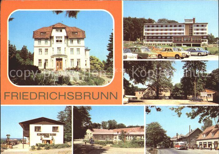 Friedrichsbrunn Harz Sanatorium Thaelmann Bettenhaus Kurt Dillge Ferienheim Vikt